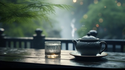品茶养生好处多，茶香四溢健康随